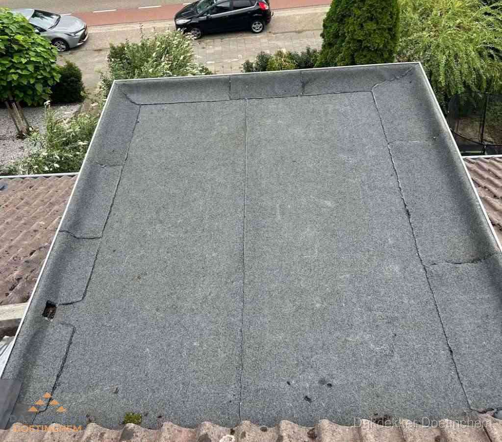 Dakbedekking schuur met bitumen in Doetinchem